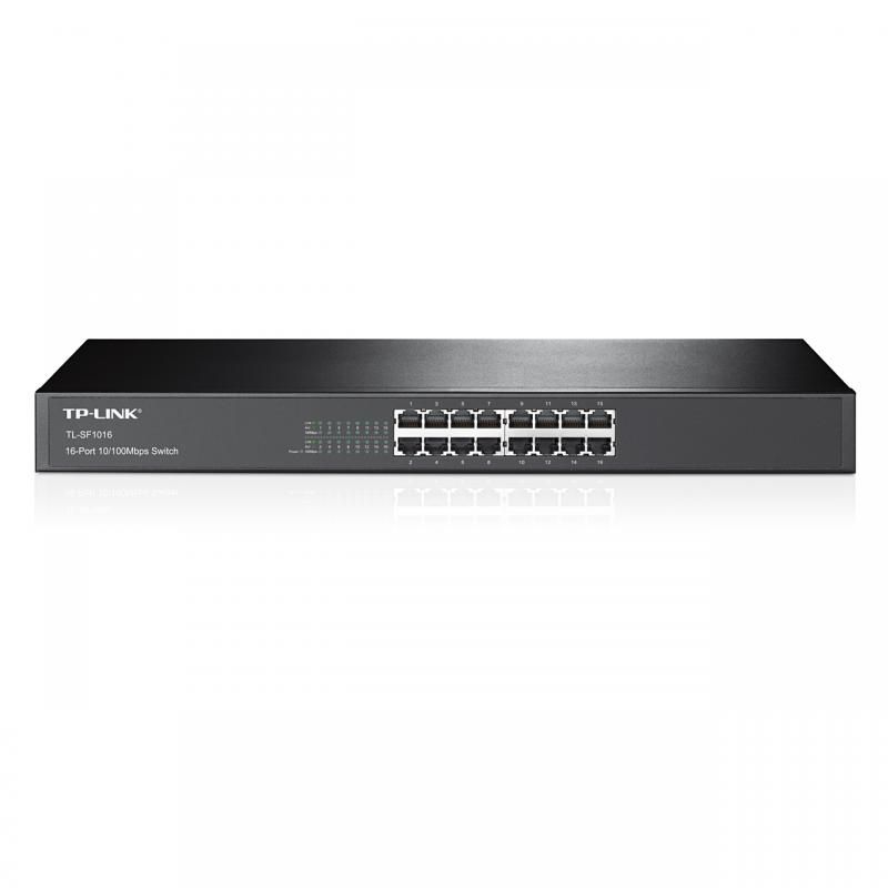 Switch 16-port-uri 10/100Mbps montabil în Rack TL-SF1016 SafetyGuard Surveillance