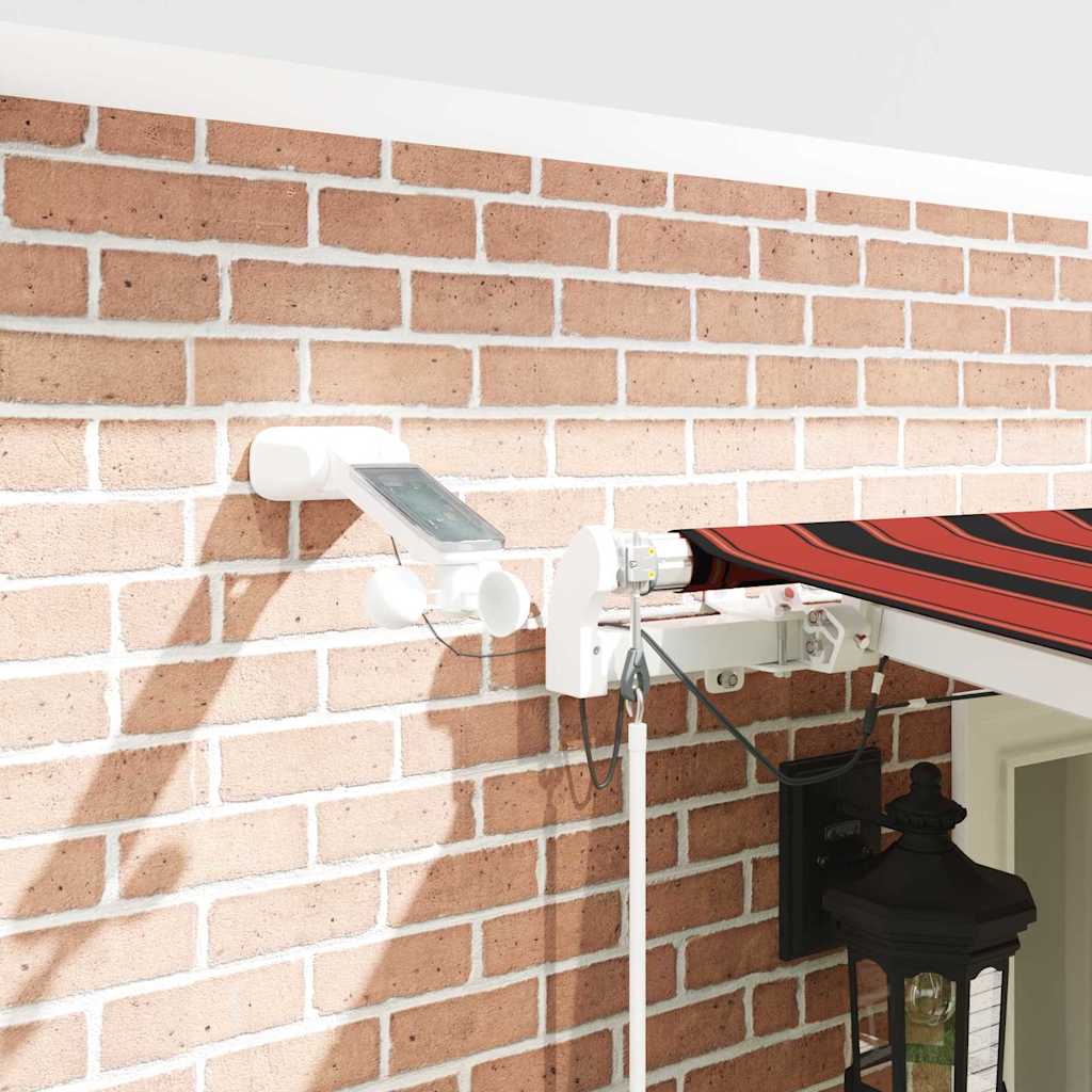 Cortina Retractabilă Portocalie și maro 600 × 350 cm GartenMobel Dekor