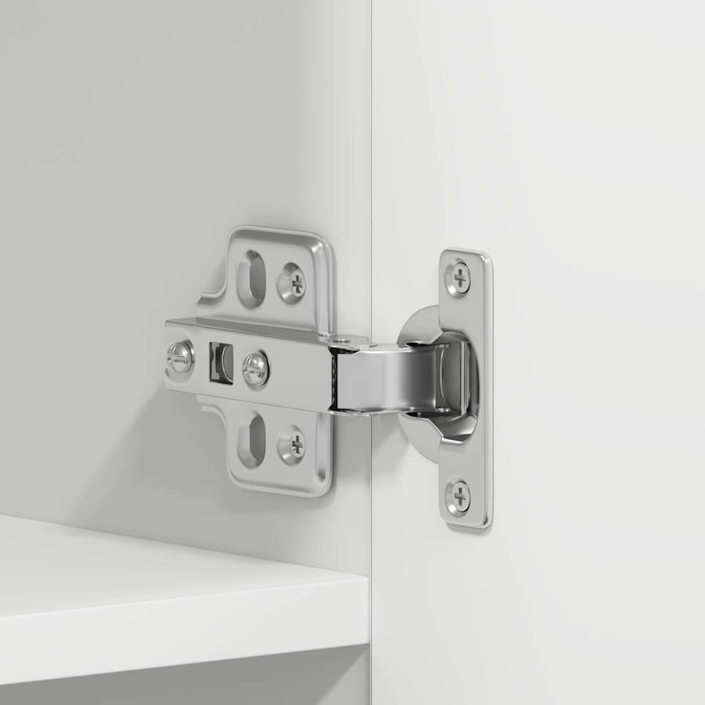 Dulap pentru pantofi Alb 80 x 35.5 x 180 cm Lemn compozit GartenMobel Dekor