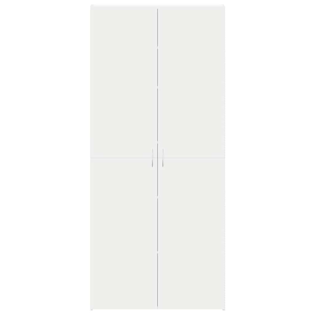 Dulap pentru pantofi Alb 80 x 35.5 x 180 cm Lemn compozit GartenMobel Dekor