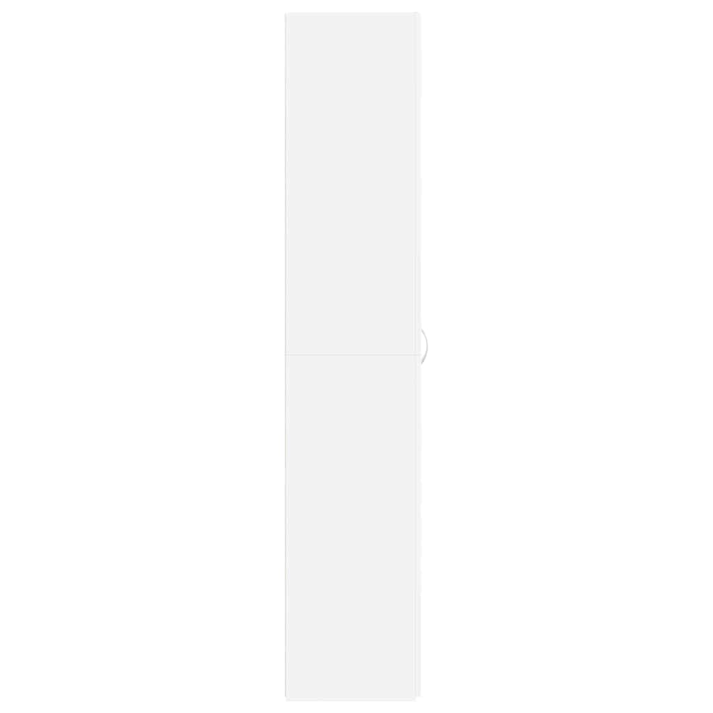 Dulap pentru pantofi Alb 80 x 35.5 x 180 cm Lemn compozit GartenMobel Dekor