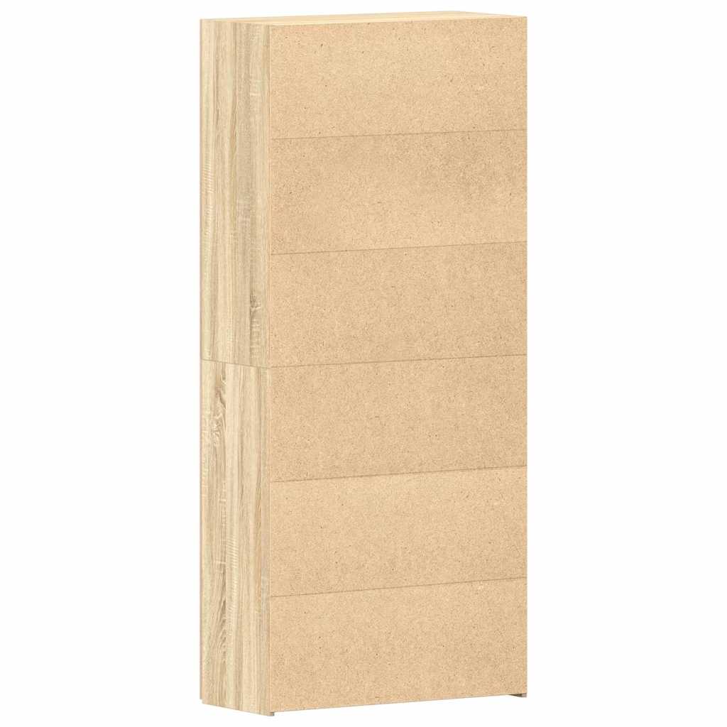 Dulap pentru pantofi Maro 80 x 35.5 x 180 cm Lemn compozit GartenMobel Dekor