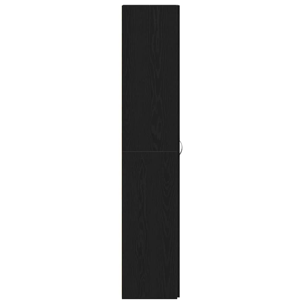 Dulap pentru pantofi Negru 80 x 35.5 x 180 cm Lemn compozit GartenMobel Dekor