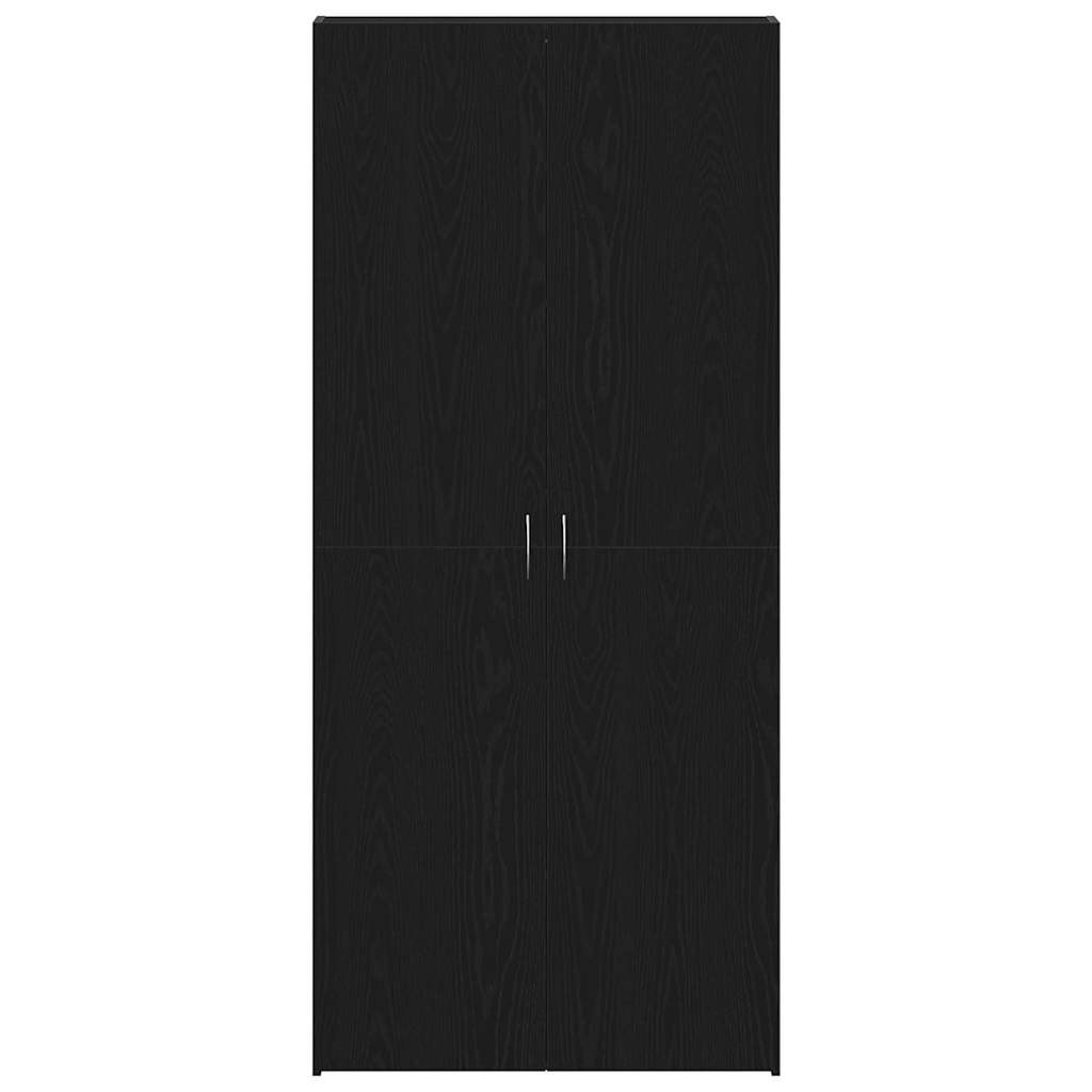 Dulap pentru pantofi Negru 80 x 35.5 x 180 cm Lemn compozit GartenMobel Dekor