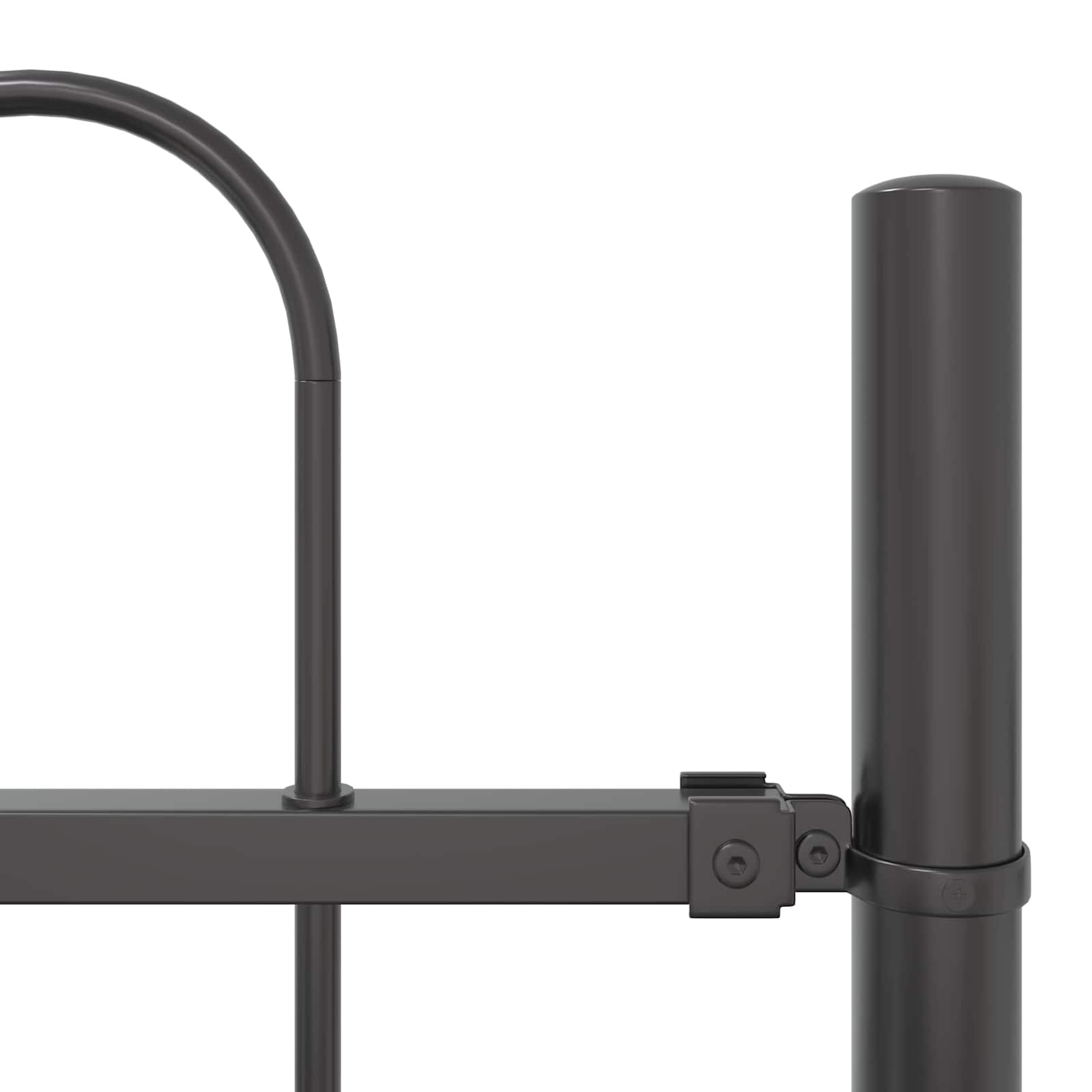 Gard de Grădină 2 pcs Gri 3,4 x 0,6 m Oțel acoperit cu pulbere GartenMobel Dekor