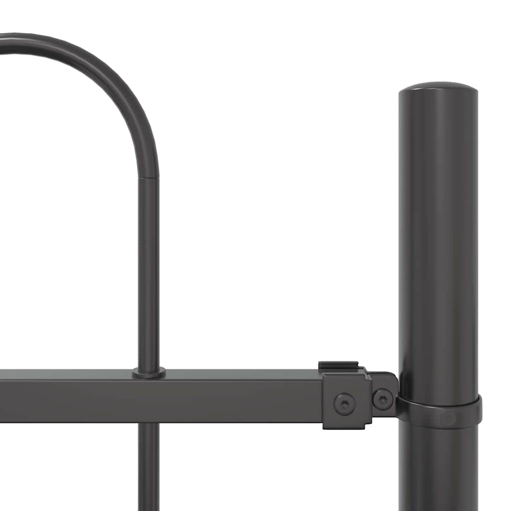 Gard de Grădină 8 pcs Gri 13,6 x 0,8 m Oțel acoperit cu pulbere GartenMobel Dekor