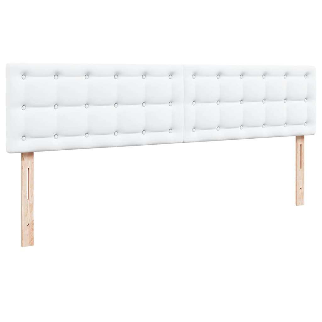 Cadru de pat otoman cu saltea alb 160x200cm piele artificială GartenMobel Dekor