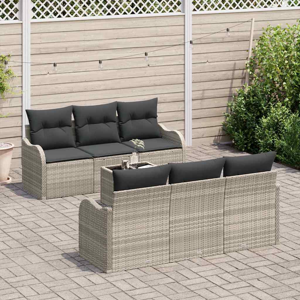 Set de canapele pentru grădină Gri deschis 55 x 55 x 37 cm GartenMobel Dekor