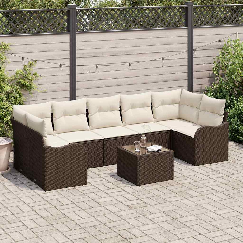 Set de canapele pentru grădină Maro 55 x 55 x 37 cm poliratan GartenMobel Dekor