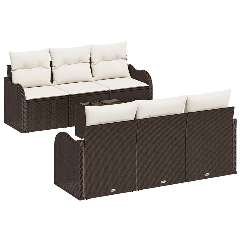 Set de canapele pentru grădină Maro 55 x 55 x 37 cm poliratan GartenMobel Dekor