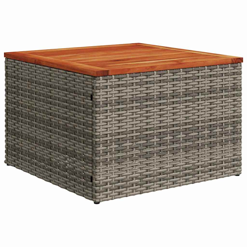 Set de canapele pentru grădină cu pernă 7 pcs Gri poliratan GartenMobel Dekor