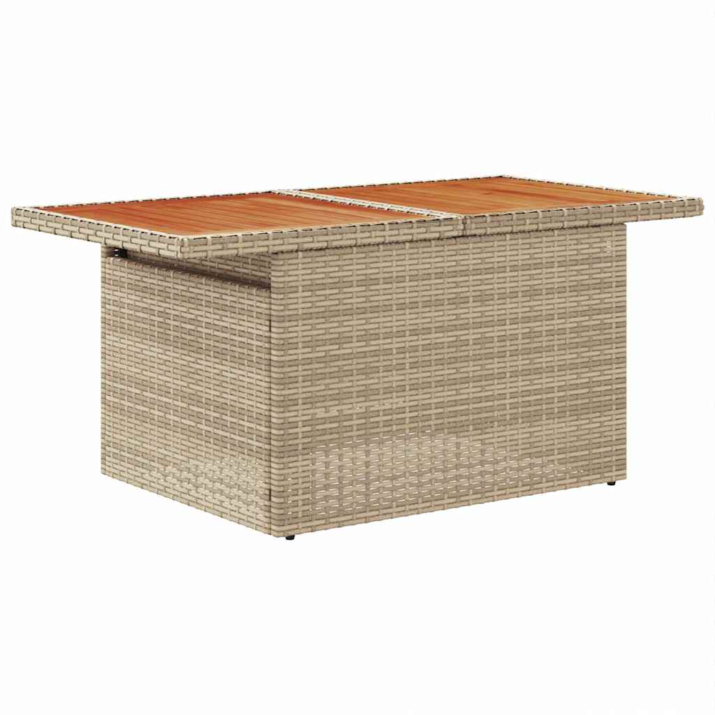 Set de masă pentru grădină cu pernă 5 pcs Bej și gri GartenMobel Dekor