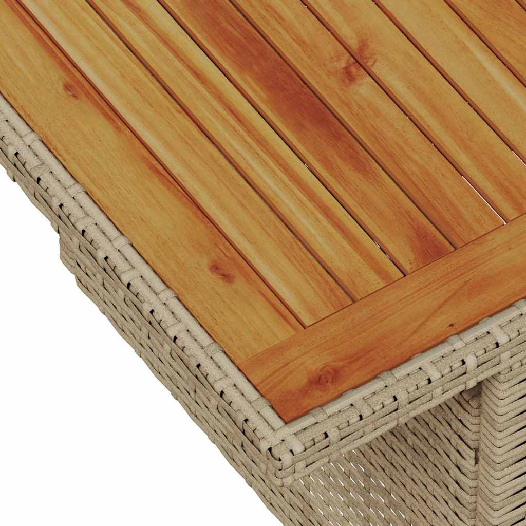 Set de masă pentru grădină cu pernă 8 pcs Bej și gri GartenMobel Dekor