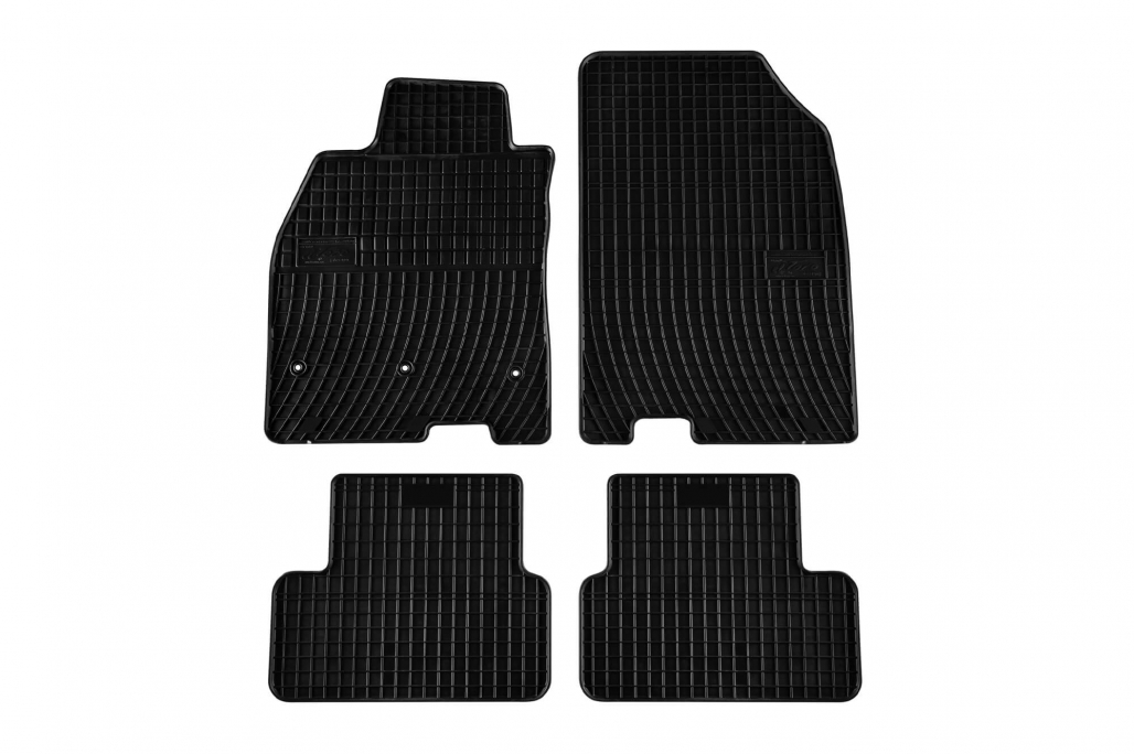 Mochete din cauciuc specifice, potrivite pentru Renault Fluence după 2010, set de 4 piese, culoare neagră Performance AutoTuning