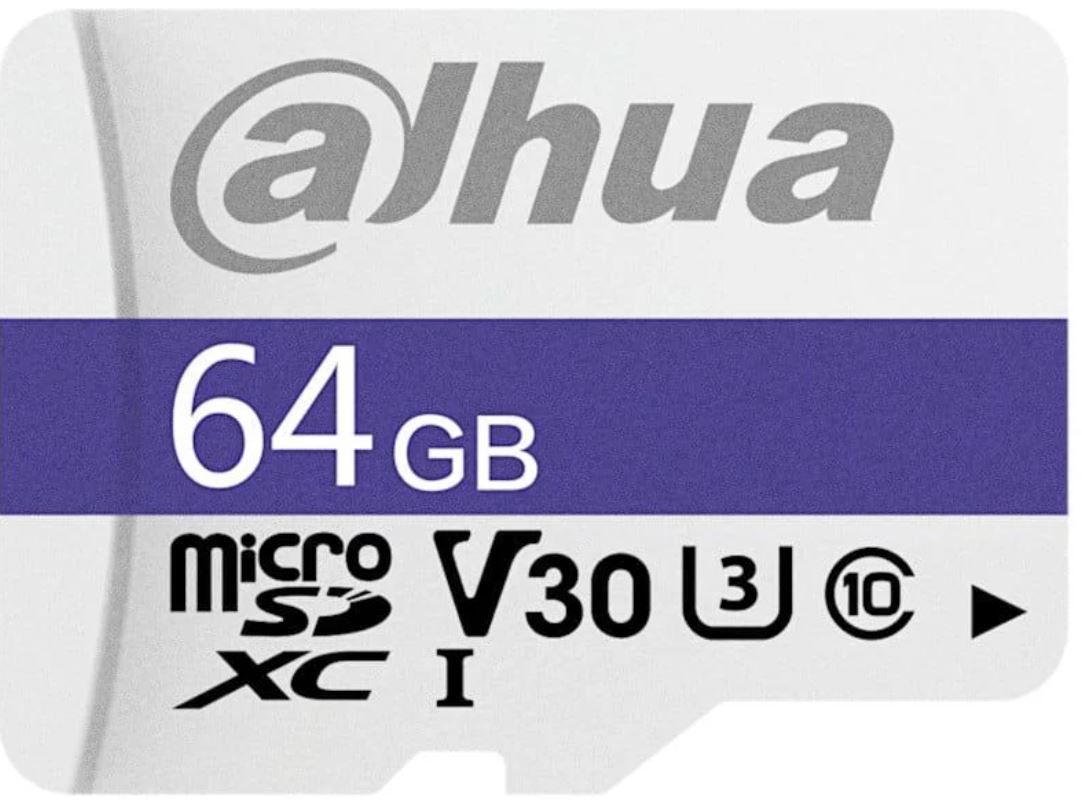 Card de memorie microSD 64GB Dahua Clasa 10 pentru stocare video