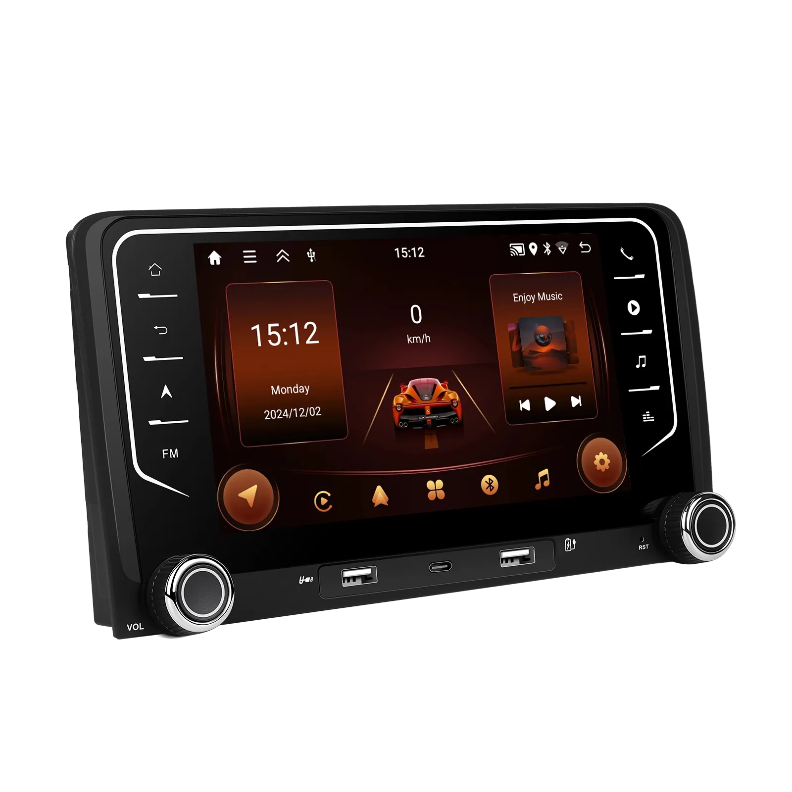 Navigatie Dedicata Audi A3 8P1 (2003 - 2013), 7Inch, 2Gb Ram, 64Gb Stocare, Carplay