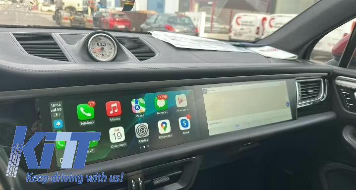Navigatie Dedicata Porsche Macan (2014-2017), 24.6Inch, 8Gb Ram, 128Gb Stocare, Carplay