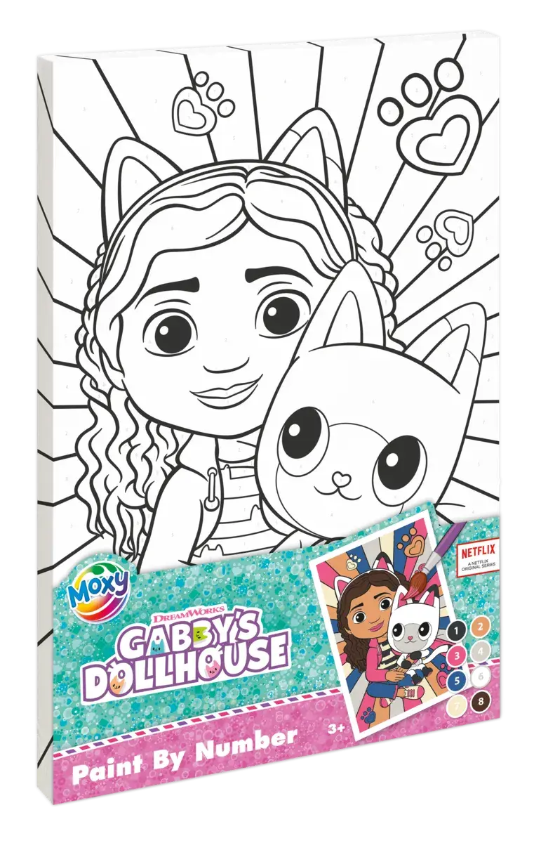 Set pictura pe numere - Gabby's Dollhouse