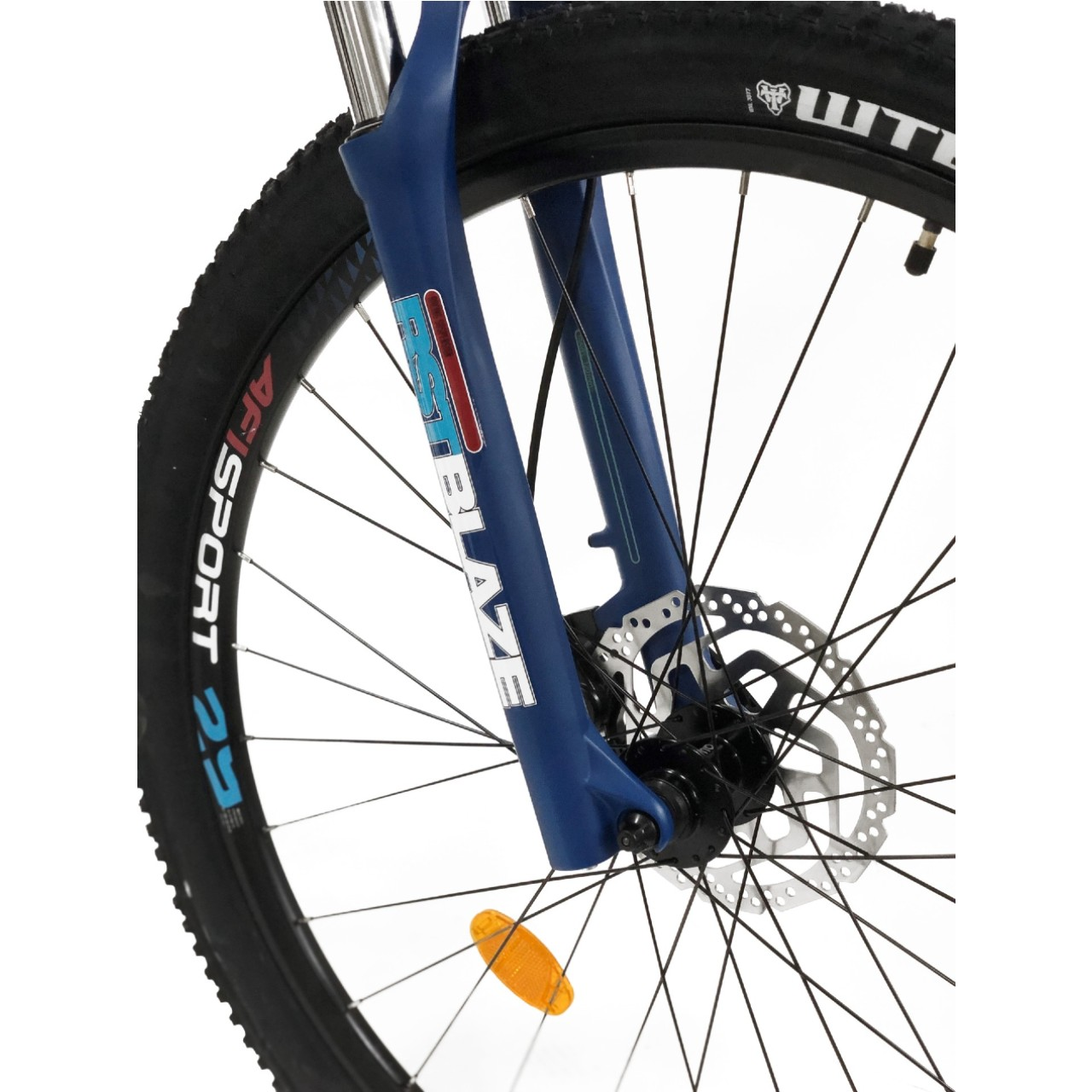 Bicicletă MTB Afisport M5 29 inch, cadru aluminiu, mărime L, albastru