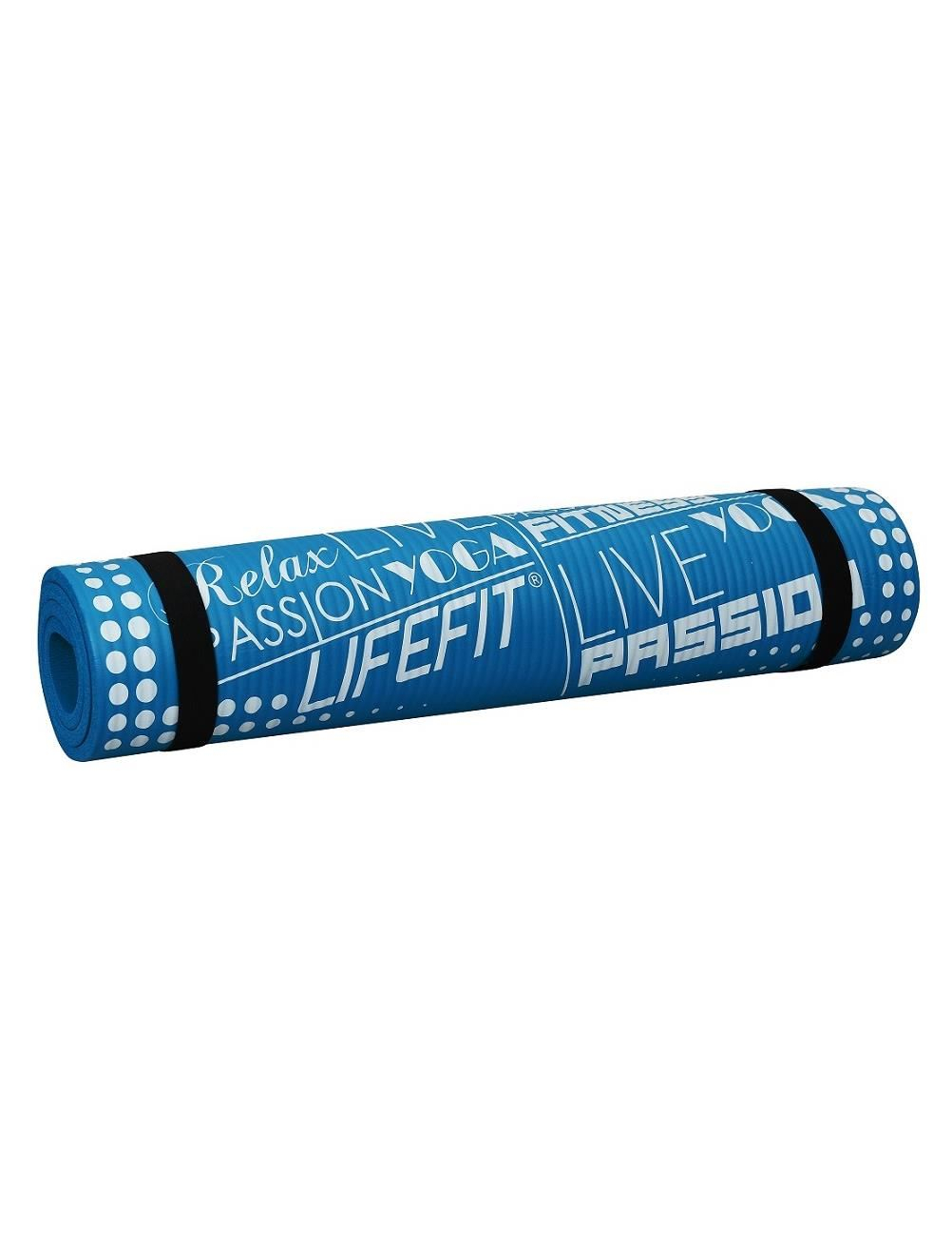 Covoraș yoga profesional albastru 100x60x1 cm, anti-alunecare