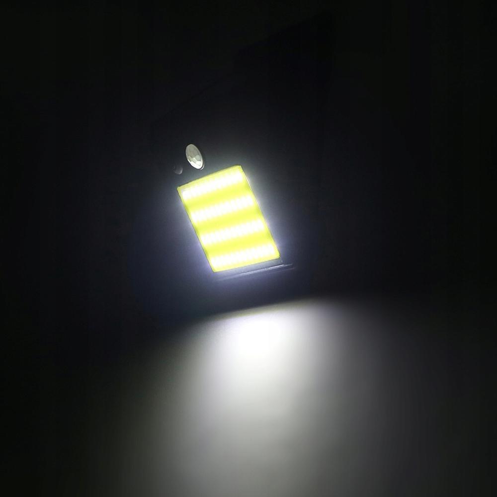 Lampa Solara LED de Perete cu Senzor de Lumina si Miscare, 48 LED-uri, Putere 7W, Lumina Puternica Alb Natural