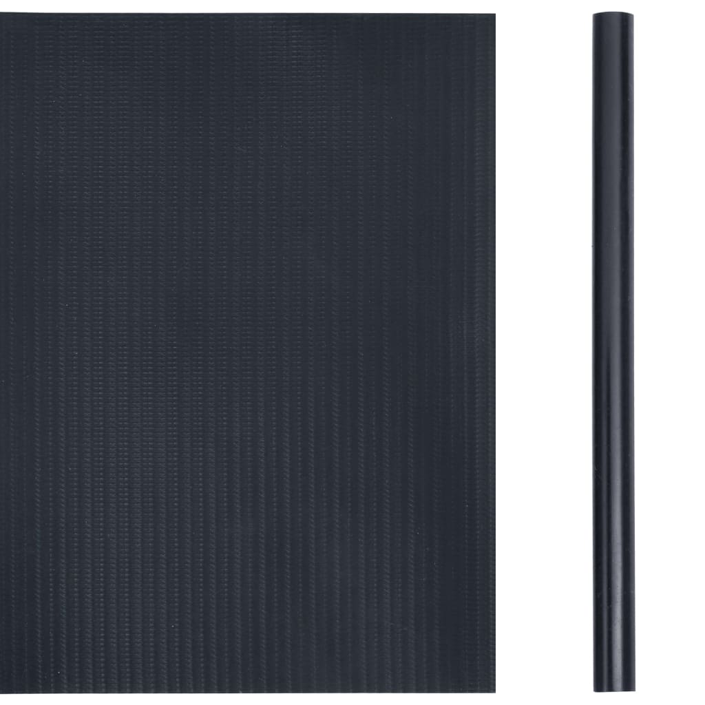 Panou PVC de Intimitate pentru Gradina, Curte sau Terasa, Culoare Gri Inchis Mat, Dimensiune 35 x 0.19 m