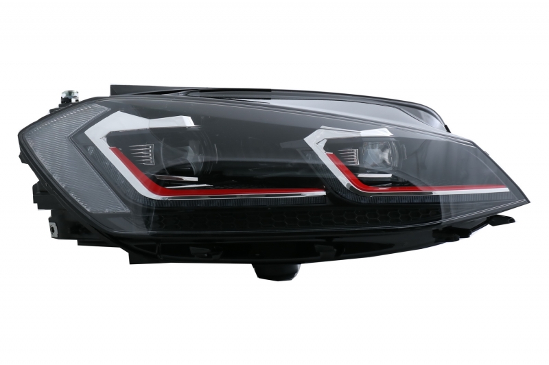 Faruri LED VW Golf 7.5 VII (2017+) GTI Look cu Semnal Dinamic Performance AutoTuning