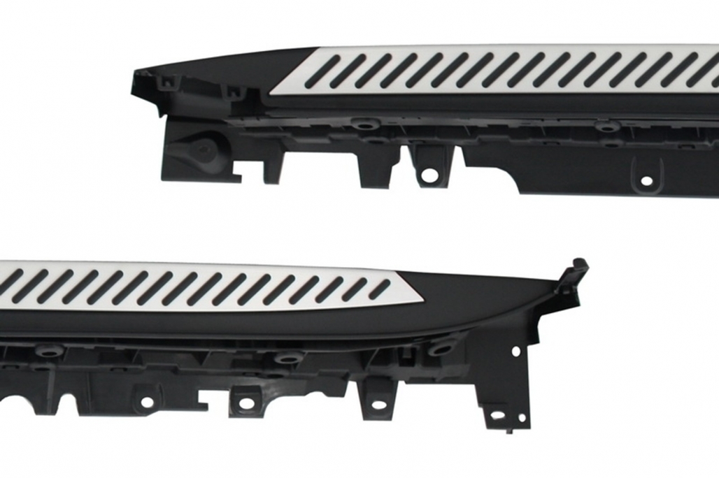 Prelungiri Extensii Aripi BMW X5 F15 (2014-2018) M-Design Negru Lucios cu Praguri Trepte Laterale Performance AutoTuning