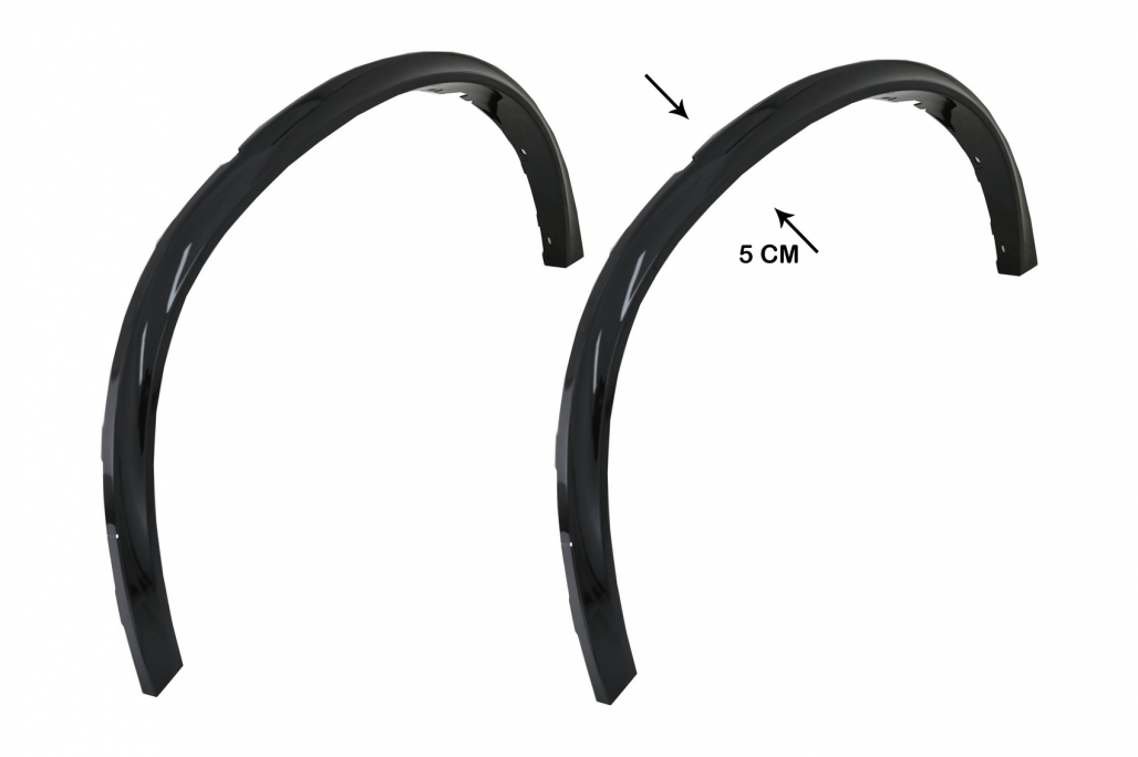 Prelungiri Extensii Aripi BMW X5 F15 (2014-2018) M-Design Negru Lucios cu Praguri Trepte Laterale Performance AutoTuning