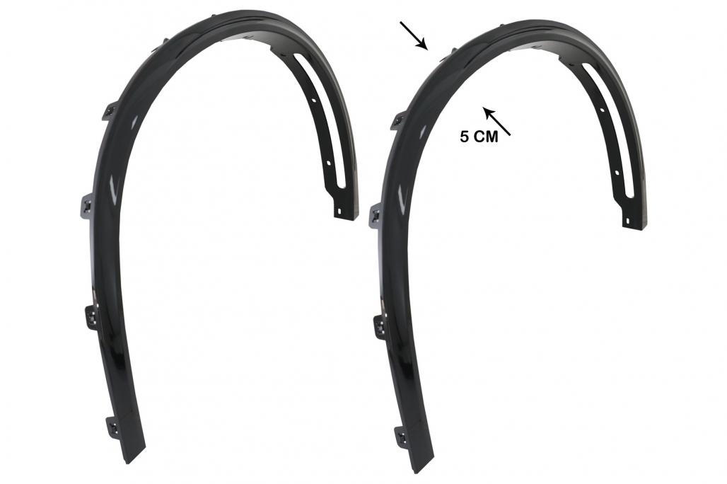 Prelungiri Extensii Aripi BMW X5 F15 (2014-2018) M-Design Negru Lucios cu Praguri Trepte Laterale Performance AutoTuning