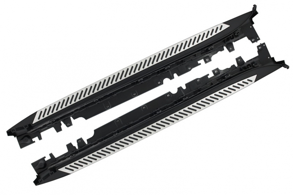 Prelungiri Extensii Aripi BMW X5 F15 (2014-2018) M-Design Negru Lucios cu Praguri Trepte Laterale Performance AutoTuning