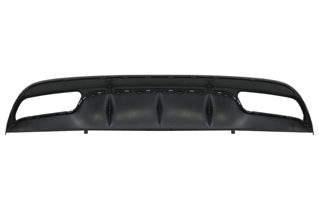 Difuzor Bara Spate cu Ornamente tobe Mercedes C-Class W205 S205 (2014-2020) C63 Design doar pentru Sport Package Performance AutoTuning