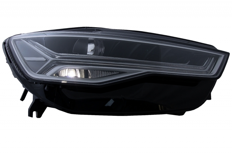 Bara Fata cu Faruri Full LED Semnalizare Dinamica Secventiala Audi A6 4G (2011-2018) RS6 Matrix Design Performance AutoTuning