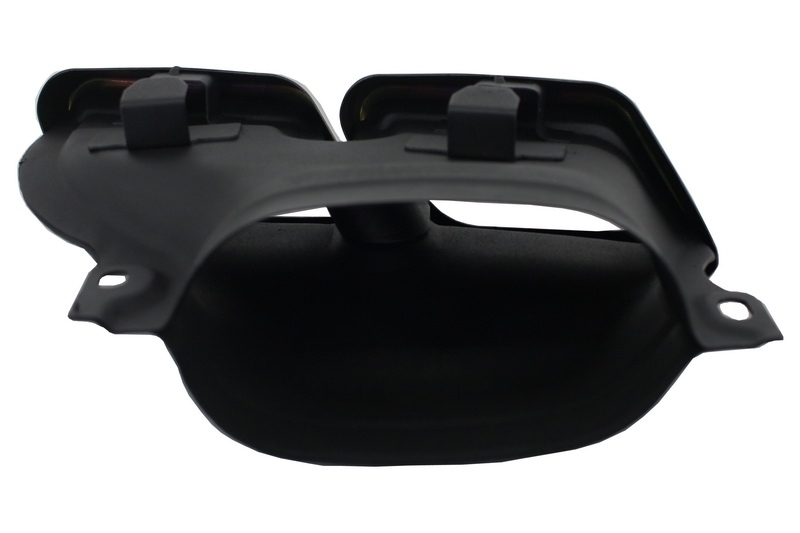 Difuzor Bara Spate cu Ornamente tobe Negre Mercedes C-Class W205 S205 (2014-2020) C63 Design doar pentru Sport Package Performance AutoTuning