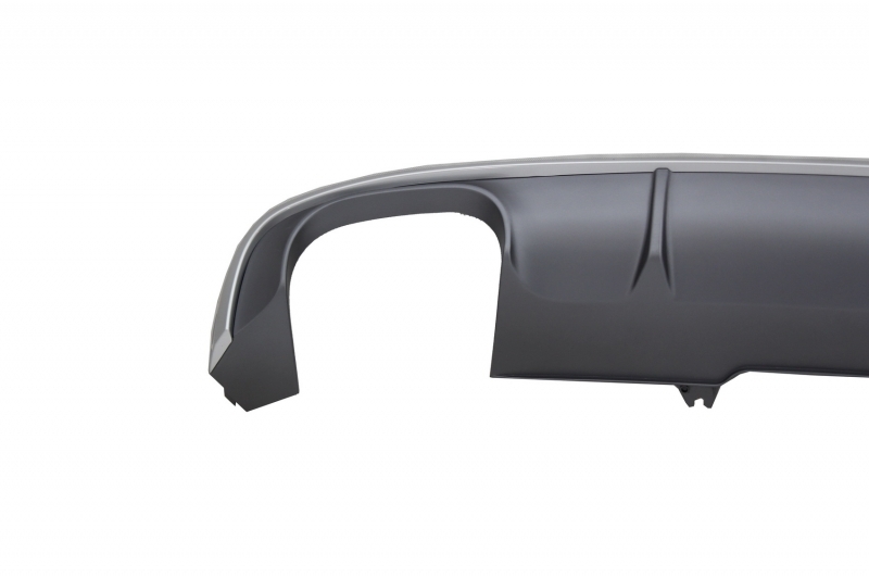 Difuzor Bara Spate cu Ornamente Evacuare AUDI A4 B9 8W S-line (2016-2018) Sedan Avant S4 Design Performance AutoTuning