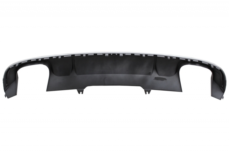 Difuzor Bara Spate cu Ornamente Evacuare AUDI A4 B9 8W S-line (2016-2018) Sedan Avant S4 Design Performance AutoTuning