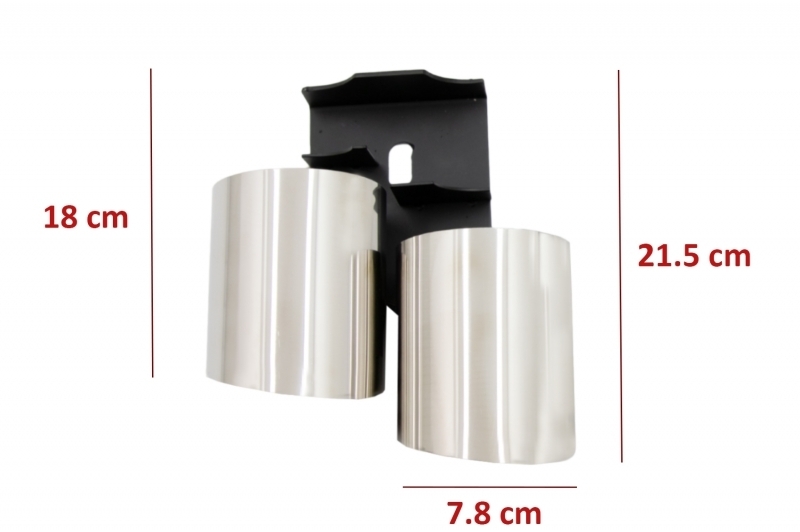 Difuzor Bara Spate cu Ornamente Evacuare AUDI A4 B9 8W S-line (2016-2018) Sedan Avant S4 Design Performance AutoTuning