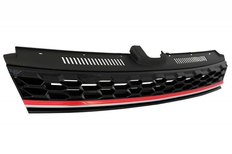 Bara fata cu Grila Centrala compatibila cu VW Golf 7.5 (2017-2020) R GTI Design Performance AutoTuning