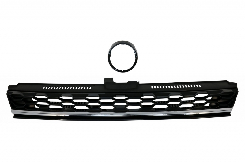 Bara fata cu Grila Centrala Crom compatibila cu VW Golf 7.5 (2017-2020) GTI R Design Performance AutoTuning