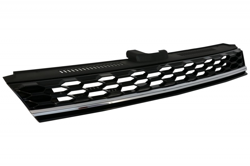 Bara fata cu Grila Centrala Crom compatibila cu VW Golf 7.5 (2017-2020) GTI R Design Performance AutoTuning