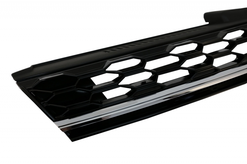 Bara fata cu Grila Centrala Crom compatibila cu VW Golf 7.5 (2017-2020) GTI R Design Performance AutoTuning