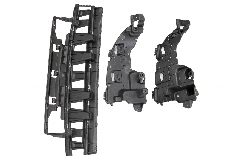 Bara Fata cu Grila si Difuzor MERCEDES C-Class W205 S205 (2014-2018) C63 Design Negru Performance AutoTuning