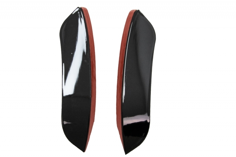 Kit Ornamente bara fata flapsuri MERCEDES A-Class W177 V177 (04.2018-up) A35 Design Negru Performance AutoTuning