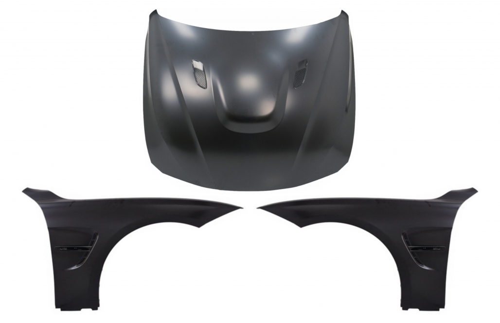 Capota cu Aripi Laterale compatibila cu BMW Seria 3 F30 F31 F35 (2011-2019) M3 GTS Look Performance AutoTuning