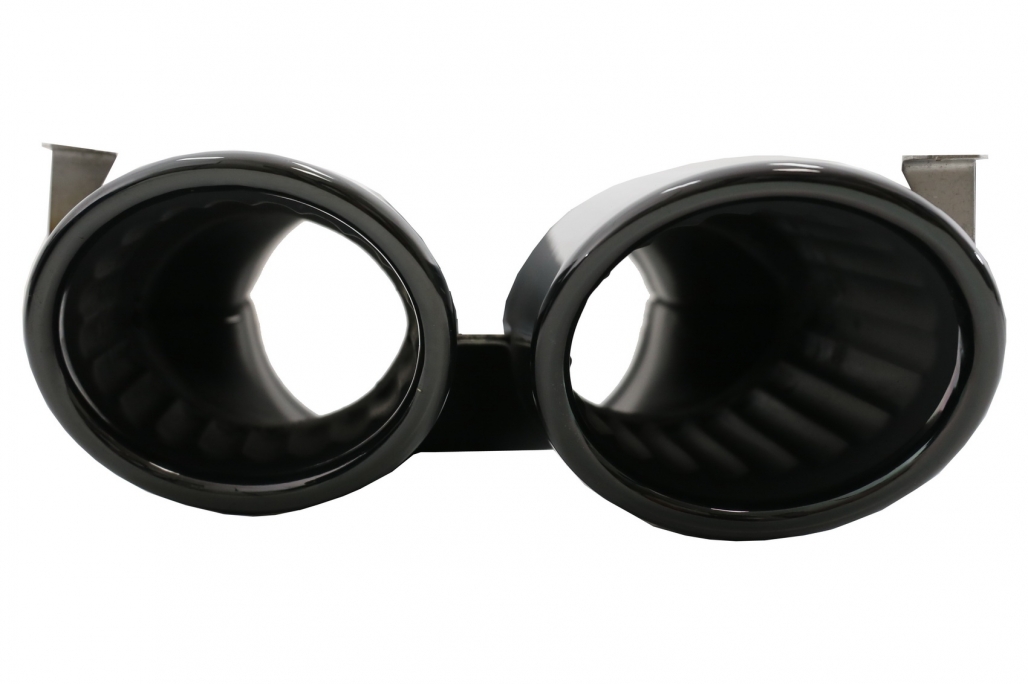 Difuzor Bara Spate cu Evacuari Negre si Capace Oglinzi Mercedes A-Class V177 Sedan (09.2018-up) Performance AutoTuning