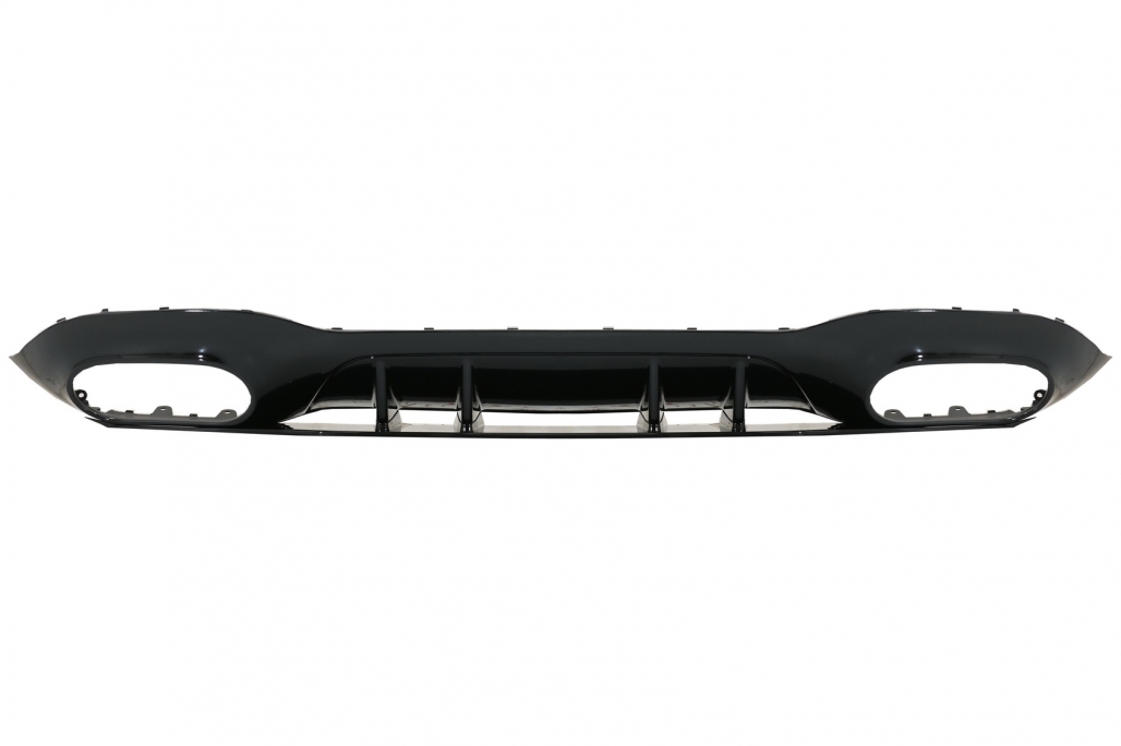 Difuzor Bara Spate cu Evacuari Negre si Capace Oglinzi Mercedes A-Class V177 Sedan (09.2018-up) Performance AutoTuning