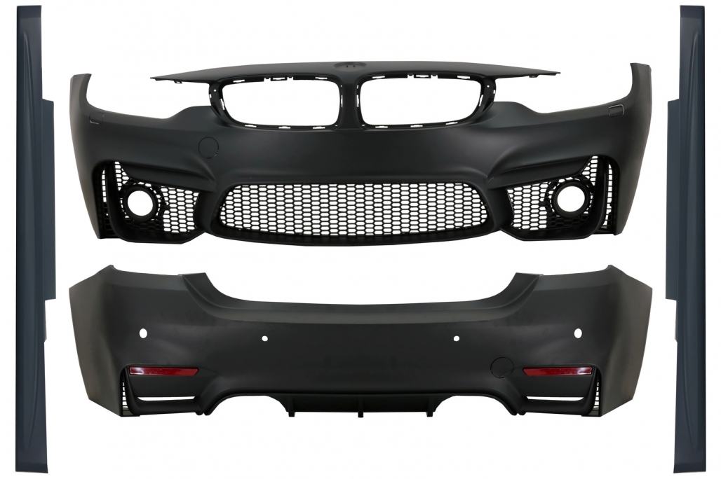 Pachet Exterior Complet BMW Seria 4 F32 F33 (2013-up) M4 Design Coupe Cabrio Fara Proiectoare Performance AutoTuning