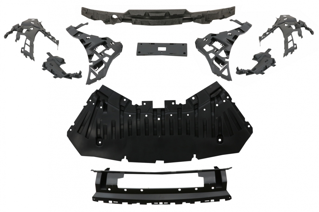 Pachet Exterior cu Ornamente tobe Negru Mercedes S-Class W222 (2013-06.2017) S63 Design Performance AutoTuning