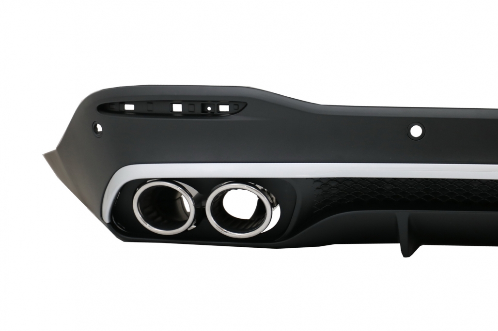 Difuzor Bara Spate cu Ornamente Evacuare Crom Mercedes GLE W167 SUV (2019-Up) GLE53 Design Performance AutoTuning