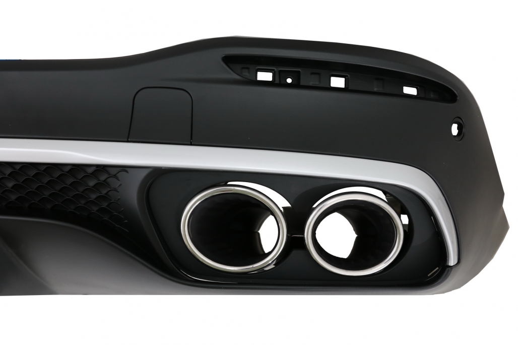 Difuzor Bara Spate cu Ornamente Evacuare Crom Mercedes GLE W167 SUV (2019-Up) GLE53 Design Performance AutoTuning